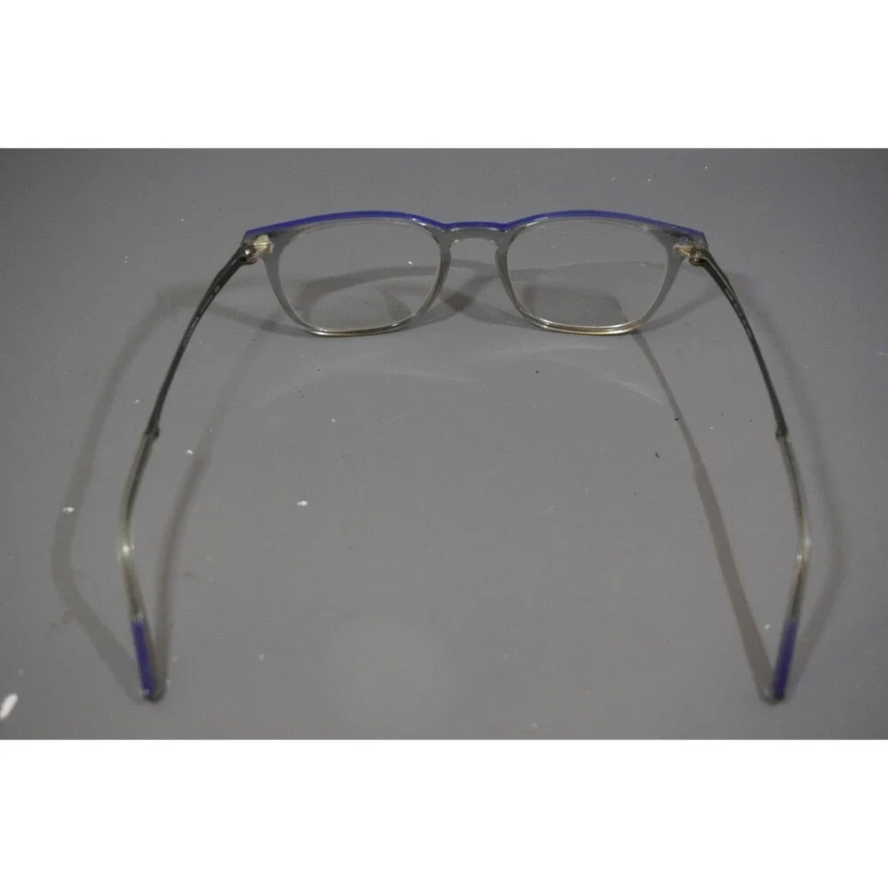 MOREL OGA 10140O GB08 Blue Clear Grey Eyeglasses Frames Only 52-20-145